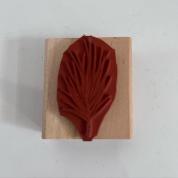 Stampin’ Up! 1998 8 pcs wood stamps - LEAVES & Cones - Picture 15 of 15